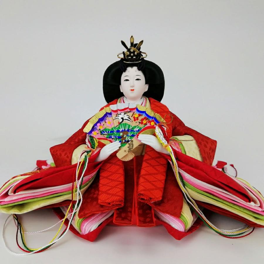 久月 雛人形 親王飾り 小三五親王 楢台屏風 2033 D-63 : 祭・人形の森