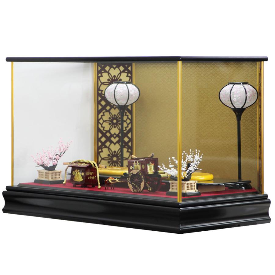 吉徳大光 雛人形 京十番親王飾り用ガラスケース 356201 別売ケース