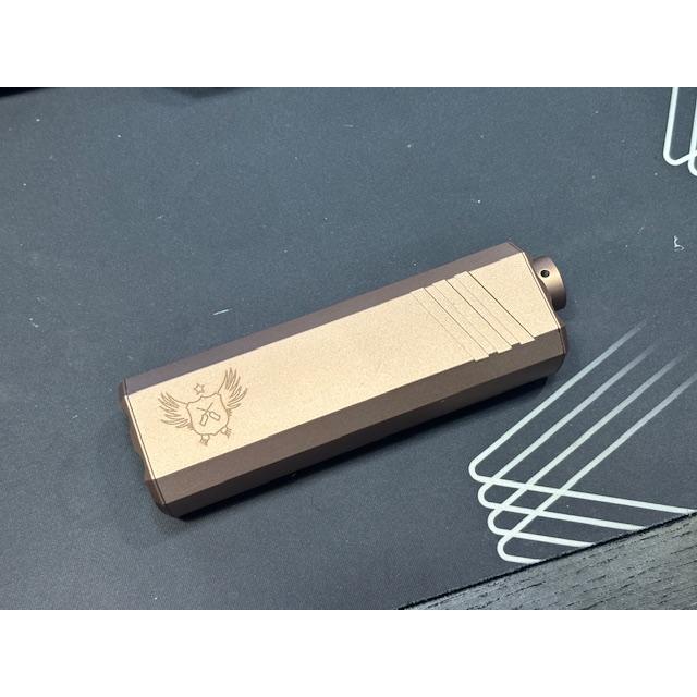 ZepoR] OSPREYタイプ サプレッサー 5.5インチ [14mm逆ネジ固定簡易