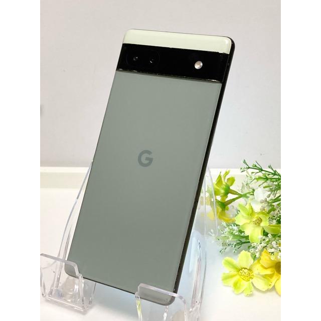 Google Pixel 訳あり☆ 6a [Sage] 128GB au スマホ本体 送料無料 ※液晶