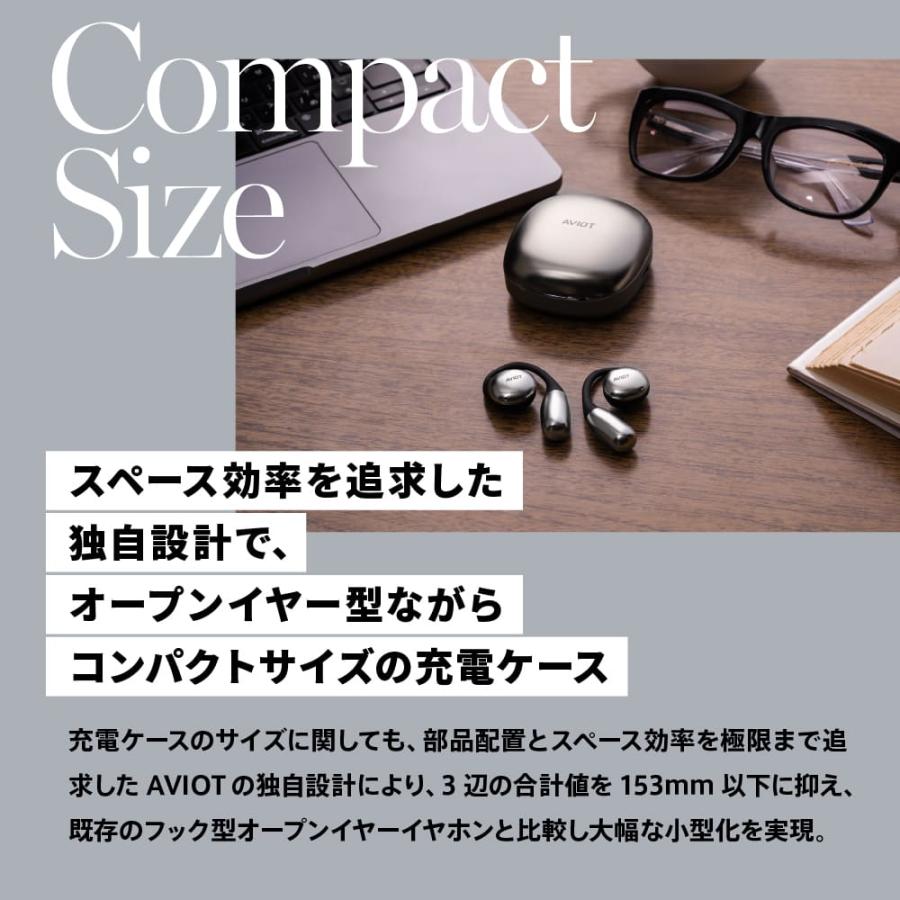 AVIOT AVIOT TE-H1 オープンイヤー イヤホン ワイヤレスイヤホン 開放