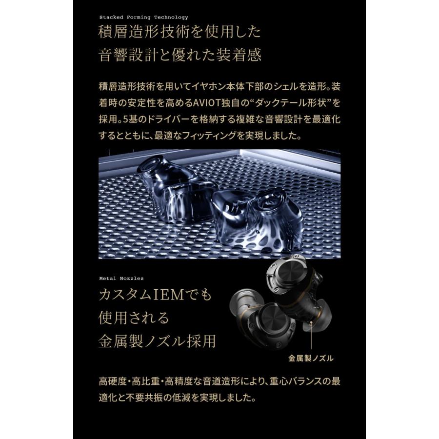 AVIOT AVIOT TE-ZX1-PNK ノイズキャンセリング ワイヤレスイヤホン