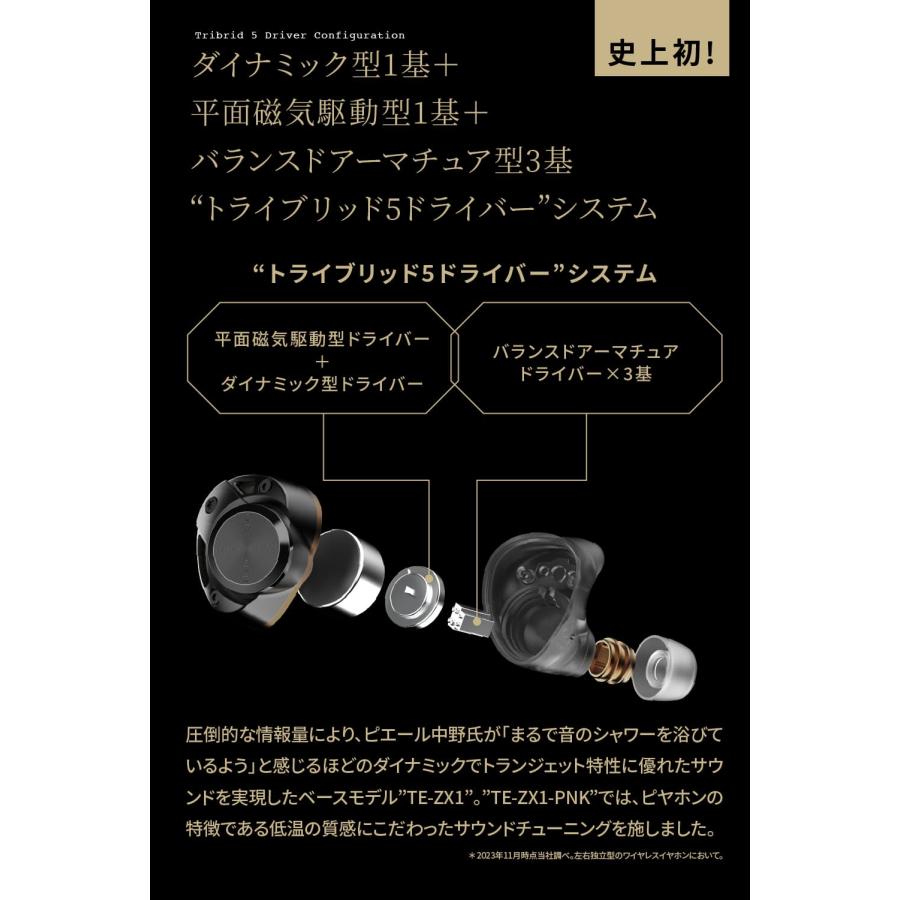 AVIOT AVIOT TE-ZX1-PNK ノイズキャンセリング ワイヤレスイヤホン