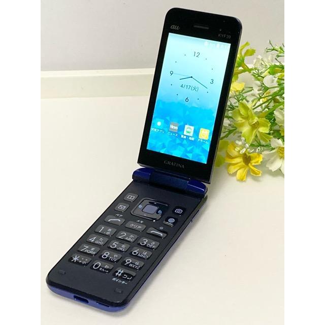 KYOCERA（京セラ） 美品 GRATINA au KYF39 4G SIMフリー ケータイ