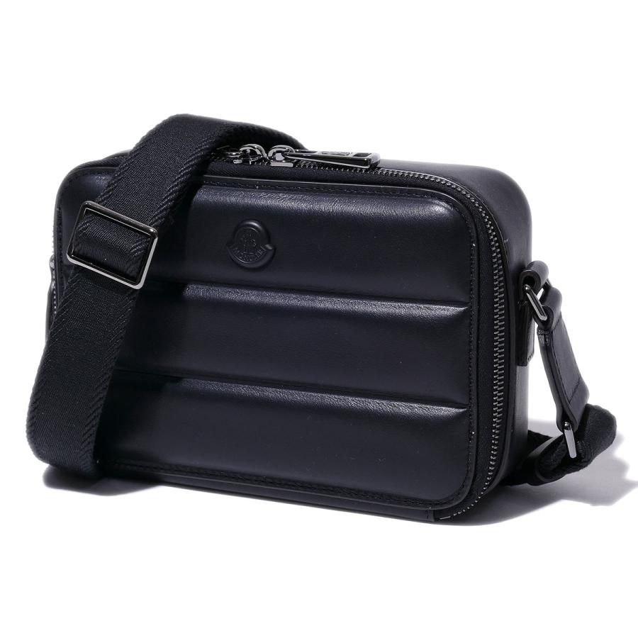 MONCLER（モンクレール） 本革クロスボディバッグ 5L00003 999ブラック