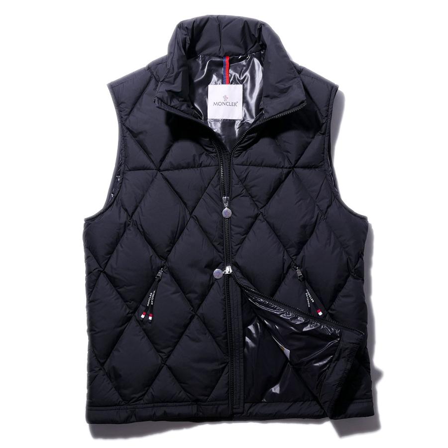 MONCLER（モンクレール） ダウンベスト AROULA 999ブラック メンズ