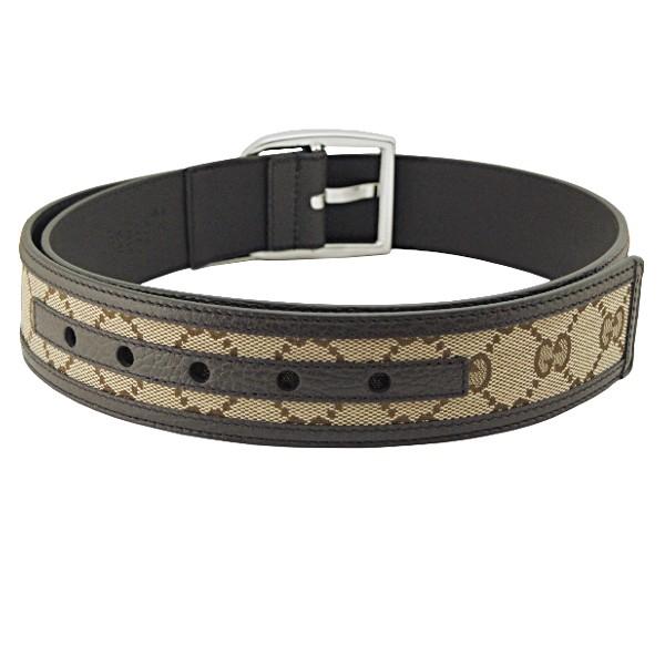 GUCCI（グッチ） ベルト メンズ 新品 GGキャンバス アウトレット