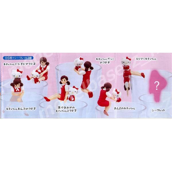 コップのフチに舞い降りたリンゴ大好き天使♪ コップのフチ子とHELLO