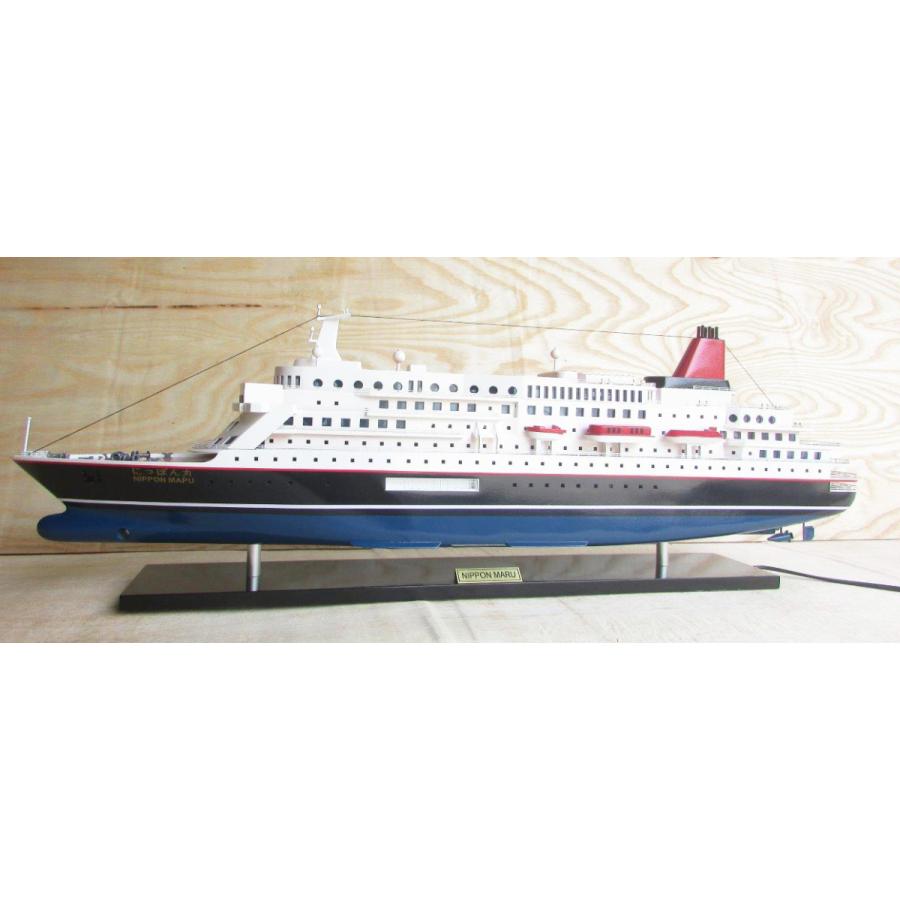 豪華客船 にっぽん丸 80cmL 木製完成品 (Xinchao Original) : 模型帆船