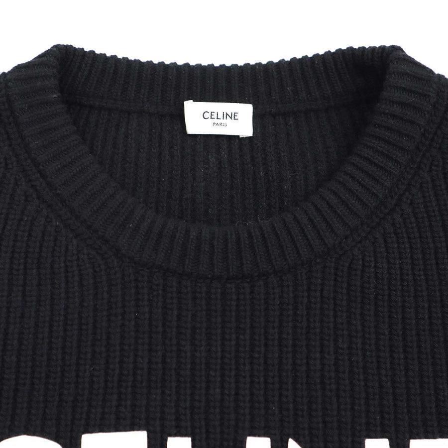 CELINE セリーヌ ロゴパッチオーバーサイズニットセーター 2A19R423P