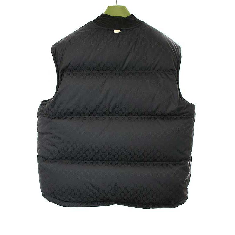 GUCCI グッチ 24SS コットンキャンバス リバーシブルグースダウン