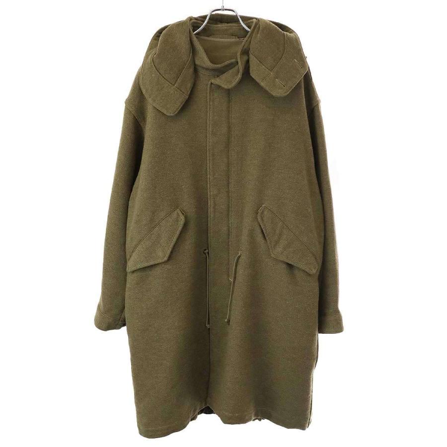 COMOLI（コモリ） 19AW WCP フーデッドコート Q03-04007 カーキ 2