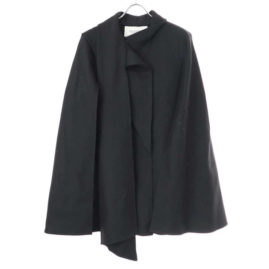 VALENTINO（ヴァレンティノ） 19AW Draped Collar Cape ウールカシミヤ