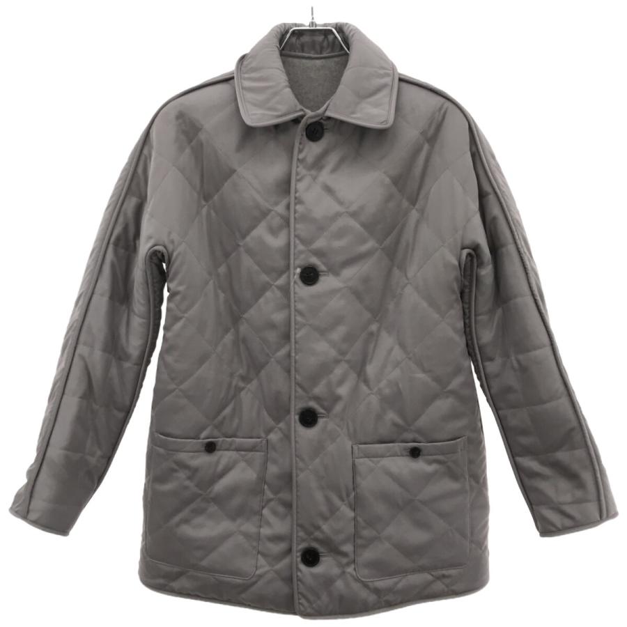 theory（セオリー） 23AW Wool Double トリミングウールコート グレー