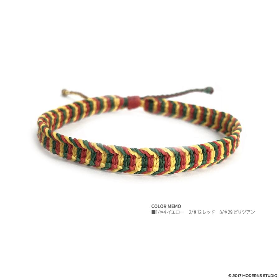ミサンガ コードブレスレット 選べる全38色 レディース オーダー