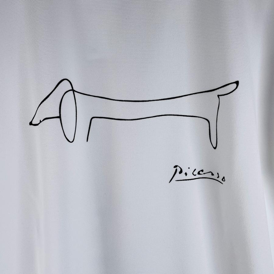 INCHIC CLOTHING ダックスフント シンプルイラスト Tシャツ（ピカソ 犬