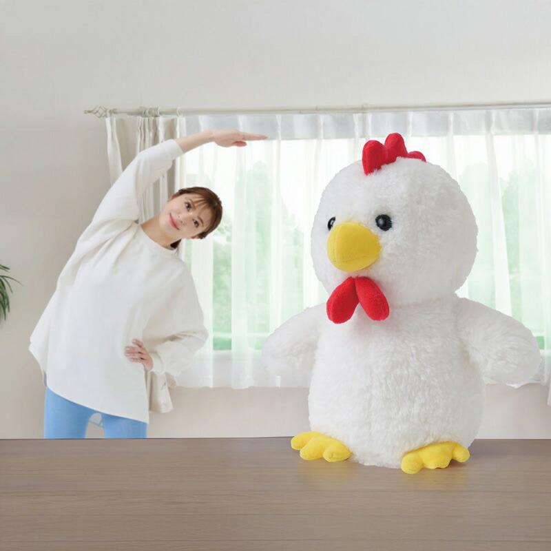 体操コッコちゃん ラジオ体操 おしゃべり 復唱 しゃべるぬいぐるみ