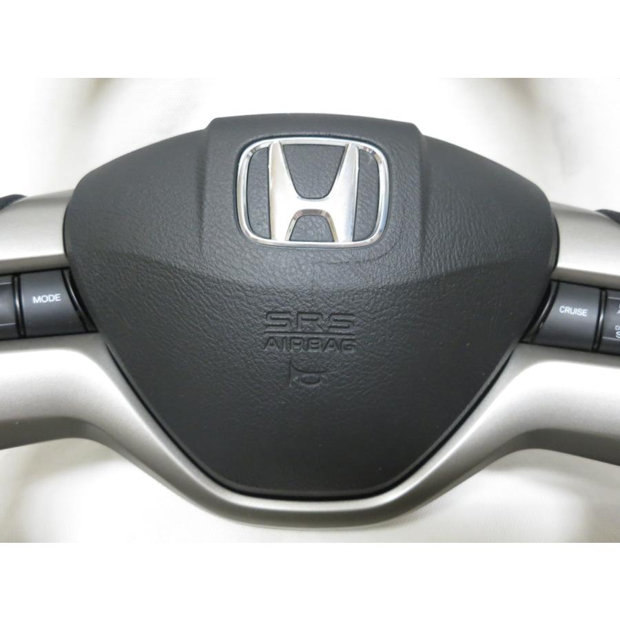 希少! 2本スポーク シビック FA US 革 ステアリング ハンドル エア