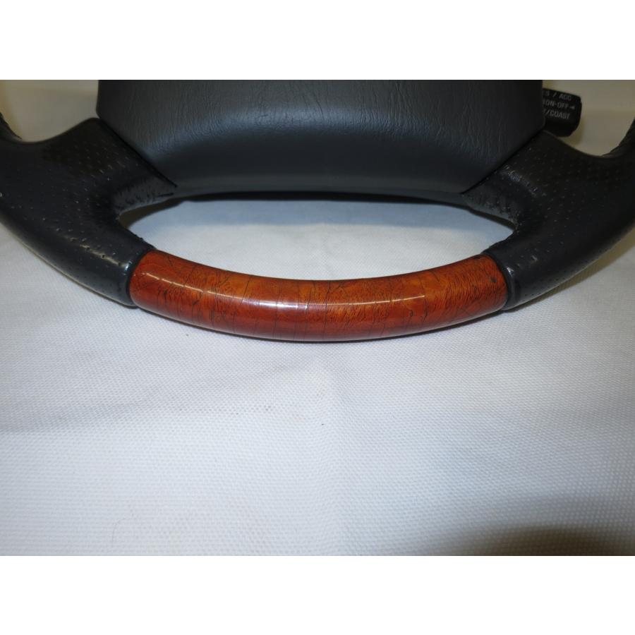 ランクル HDJ101K 100系 前期 純正 ウッド コンビ ステアリング