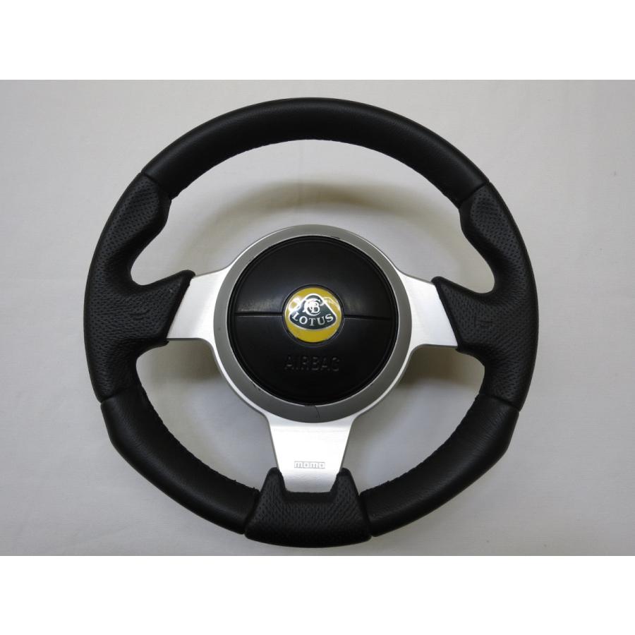 エキシージ ロータス モモ エリーゼ 純正 革 ステアリング ハンドル