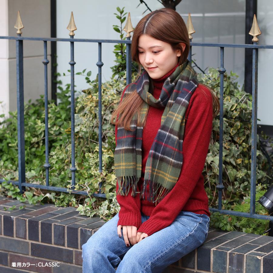 Barbour（バブアー） タータン ラムズウール カシミア スカーフ
