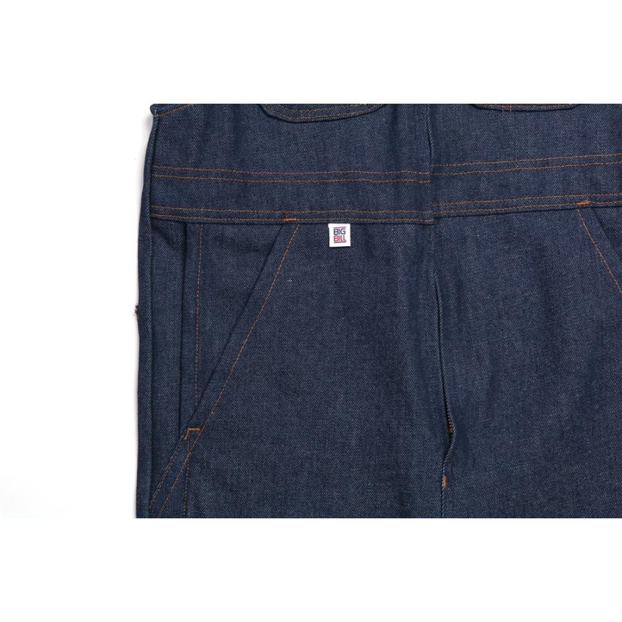 BIG BILL（ビッグビル） 裾上げ無料 オーバーオール デニム メンズ