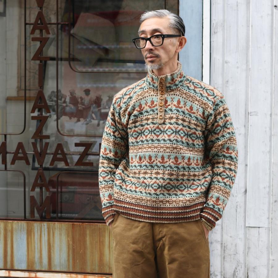 INVERALLAN（インバーアラン） フェアアイルセーター ウール100