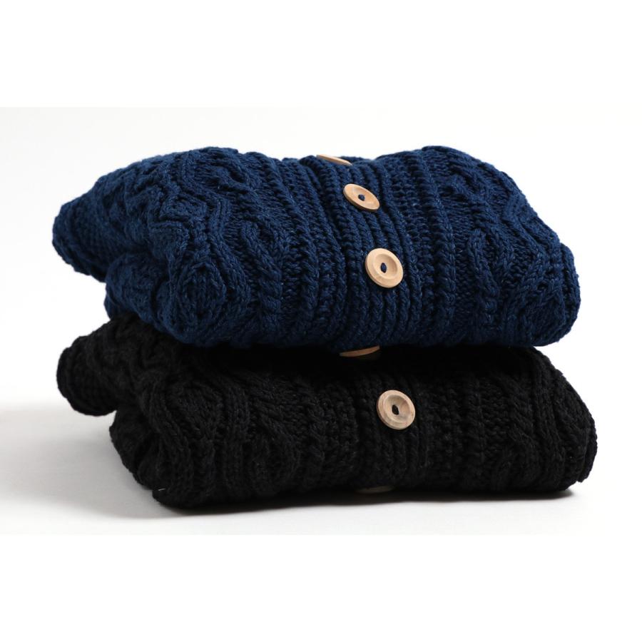 INVERALLAN（インバーアラン） デニムヤーン カーディガン ハンド