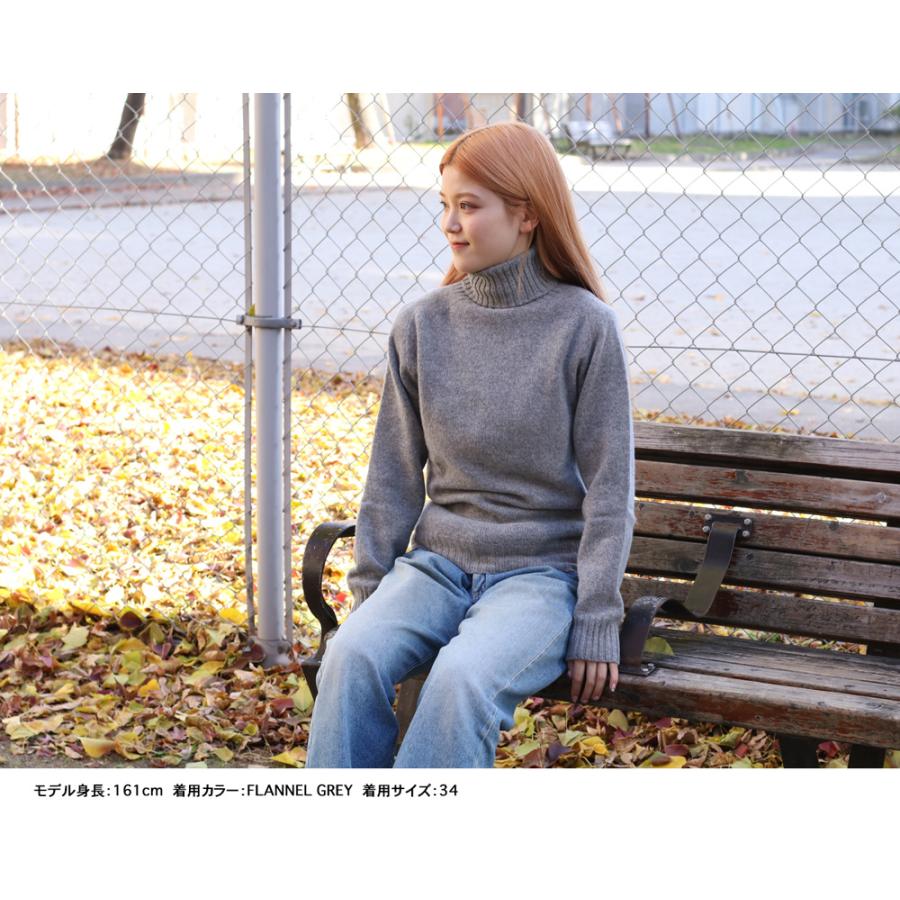 INVERALLAN（インバーアラン） ラムズウール100% タートルネック