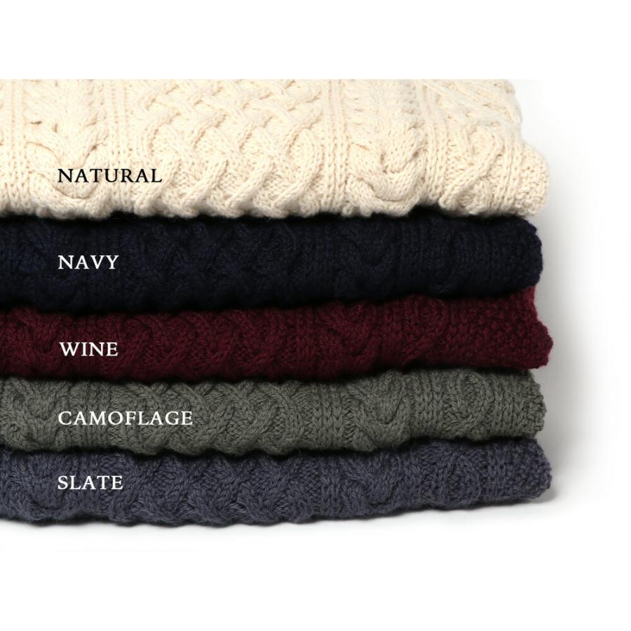 INVERALLAN（インバーアラン） 1A ハンドニット ウール クルーネック