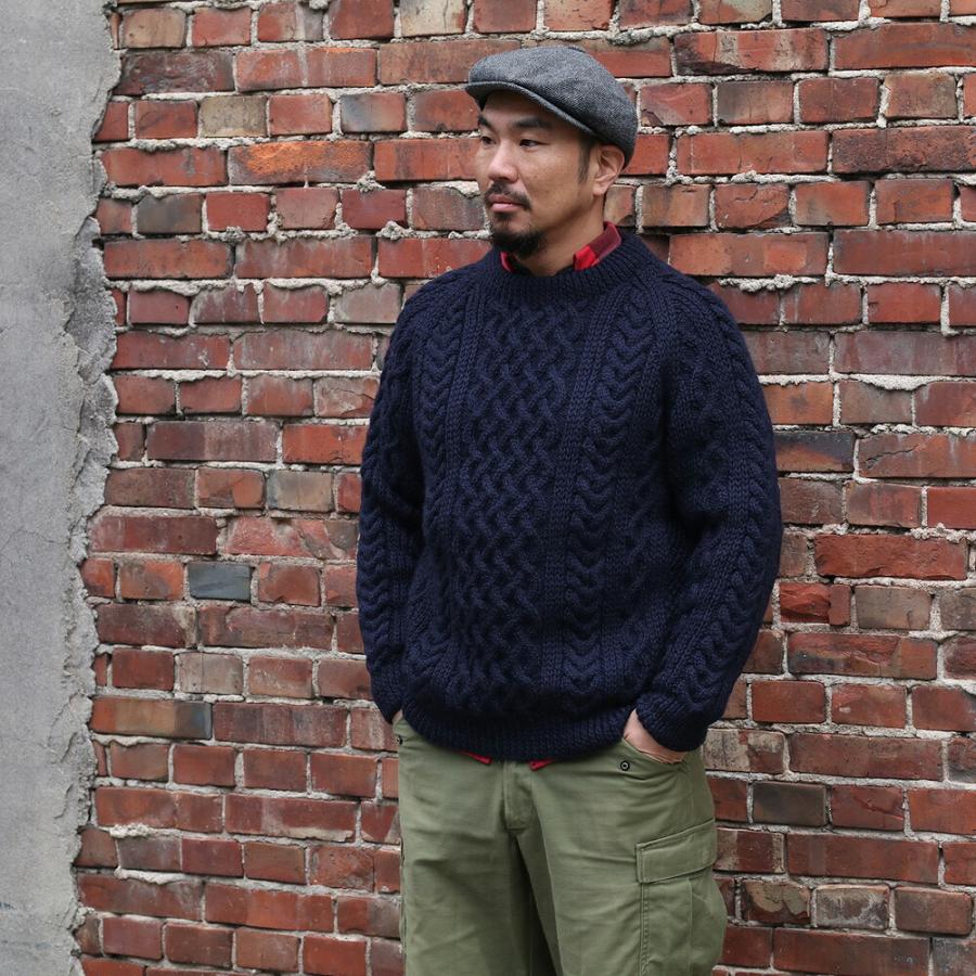 INVERALLAN（インバーアラン） 1A ハンドニット ウール クルーネック
