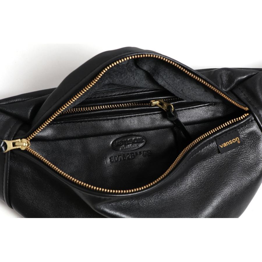 VANSON（バンソン） スムースレザー ファニーバッグ 本革 バック