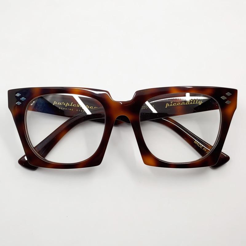 日本製 鯖江 眼鏡 フレーム 職人 ハンドメイド スクエア 新品 べっ甲柄