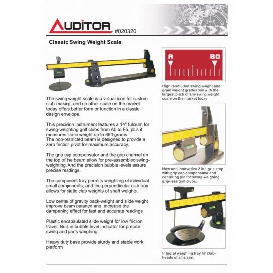 020320 Golf-Mechanix クラシック スイングバランス測定器 Auditor