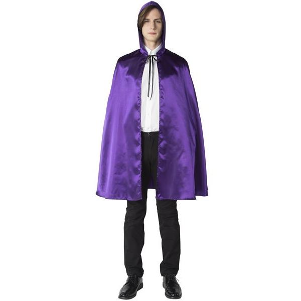 パープルマント ハロウィン コスプレ フード付き ケープ ローブ マント