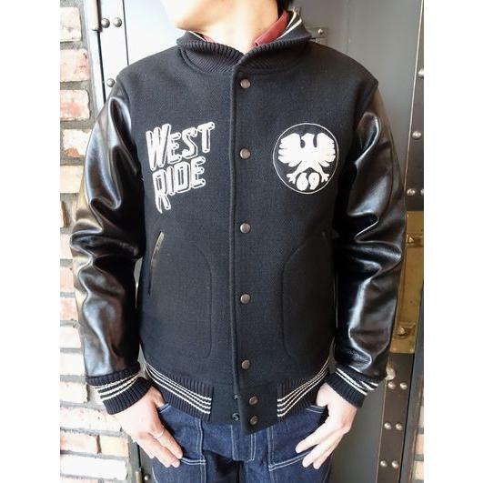 ウエストライド WEST RIDE POWER＆SPEED JKT スタジャン BLK : MAGIC