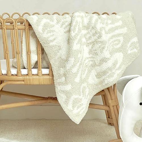 Kashwere（カシウエア） ブランケット ハーフブランケット ダマスク