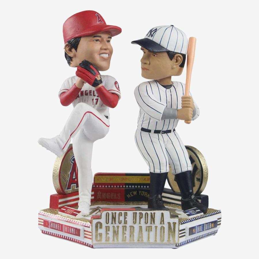 新品 MLB ANGELS 大谷翔平ダブルボブルヘッド人形 二刀流 レア 非売品