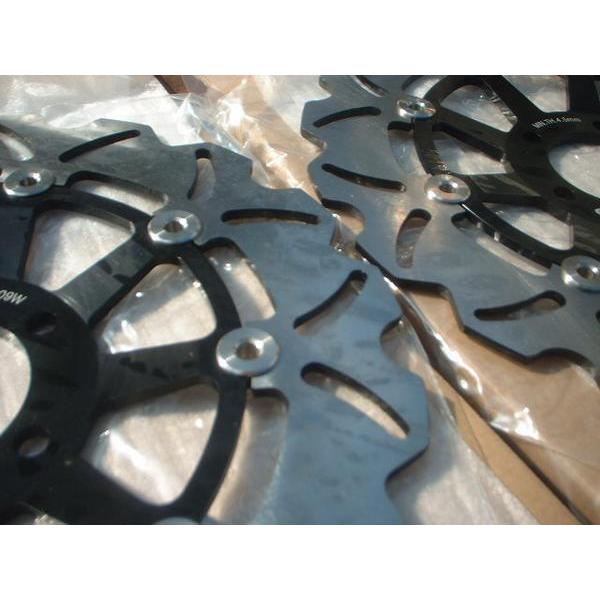 Arashi製フロント用ブレーキディスク1009黒 ゼファー1100RS ZRX1200S