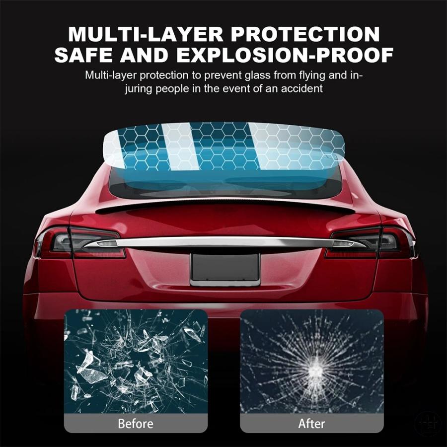 テスラ モデル3 2024用 プレカット フロントリア プライバシー