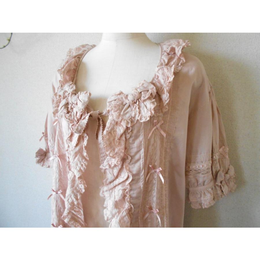 PINK HOUSE（ピンクハウス） 美品 フランスレース & ピンタック