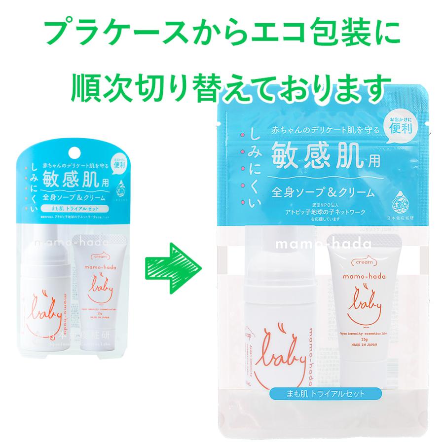 まも肌 ベビー泡ソープ ＆ 保湿クリーム トライアルセット お試し