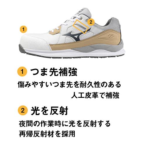 MIZUNO（ミズノ） 安全靴 オールマイティ HW2 11L Ltd 新作 限定カラー