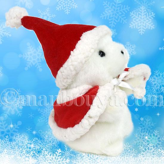 クリスマス シロクマ ぬいぐるみ たけのこ TAKENOKO 森のなかまミニ