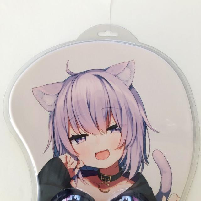 ホロライブ 猫又おかゆ おっぱいマウスパッド 60万人記念【I1906-007