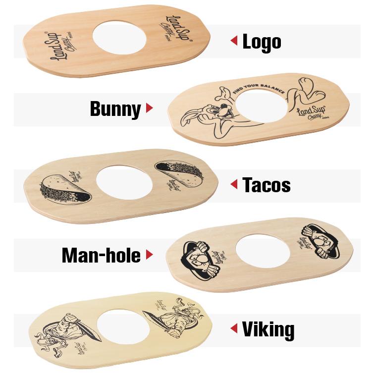 バランスボード 木製 大人 サーフィン LandSup ランドサップ Crazy