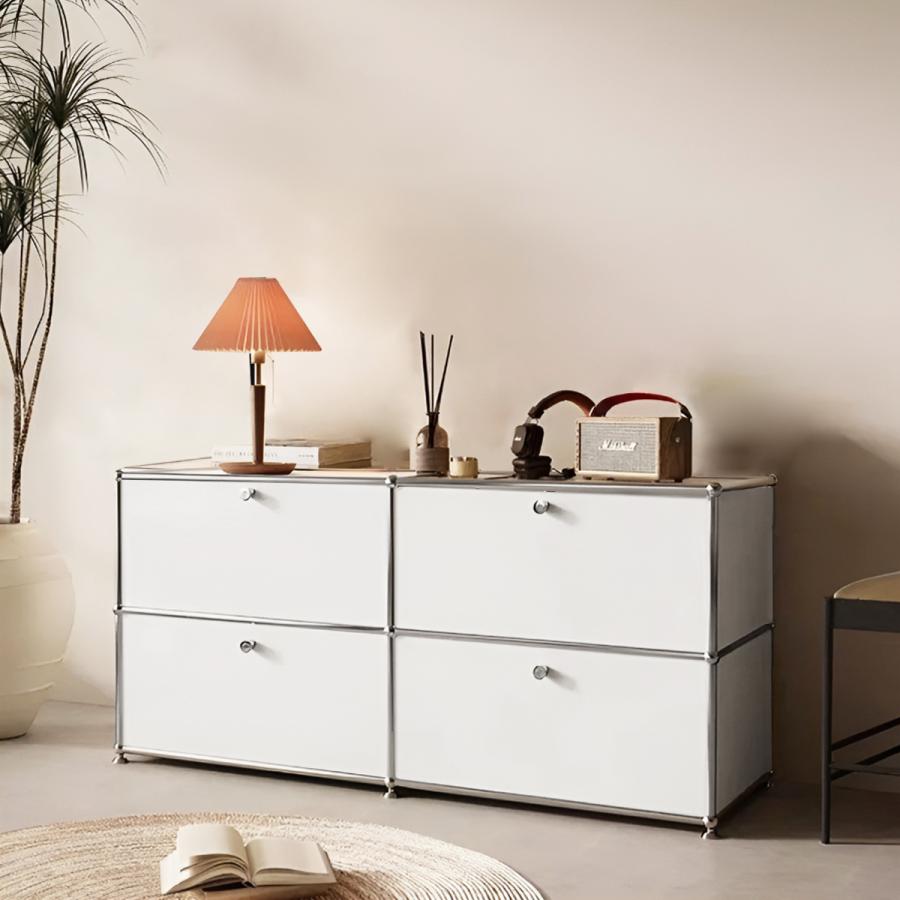 USM ハラー キャビネット リプロダクト 北欧 鍵付き サイドボード 幅