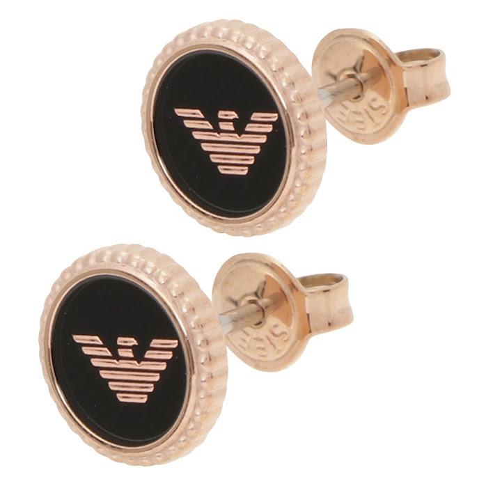 EMPORIO ARMANI エンブレムピアス 両耳 EMPORIO ARMANI エンポリオ