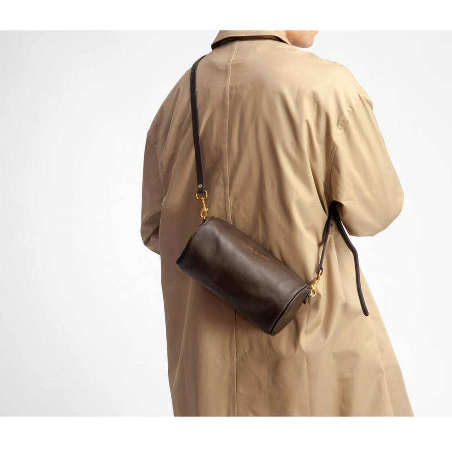 vasco（ヴァスコ） レザー オールド ドラムバッグ ショルダーバッグ