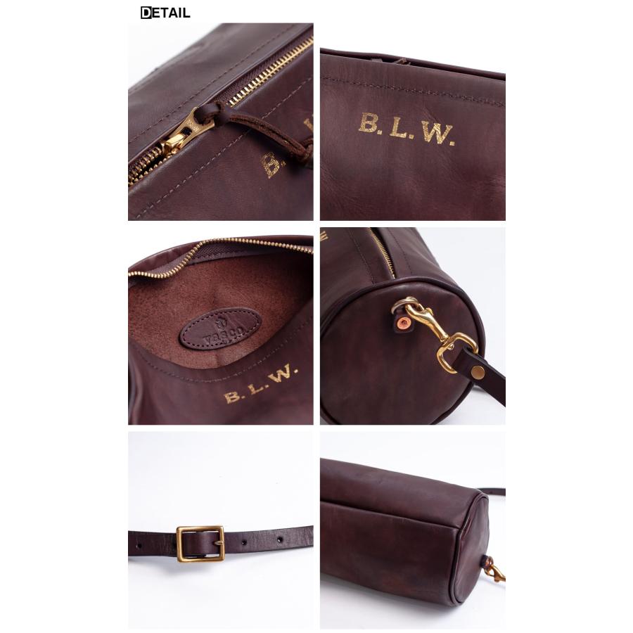 vasco（ヴァスコ） レザー オールド ドラムバッグ ショルダーバッグ